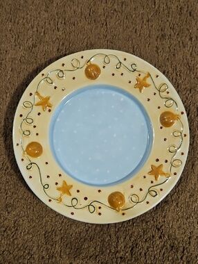Vintage Yankee Candle Large Candle Plate